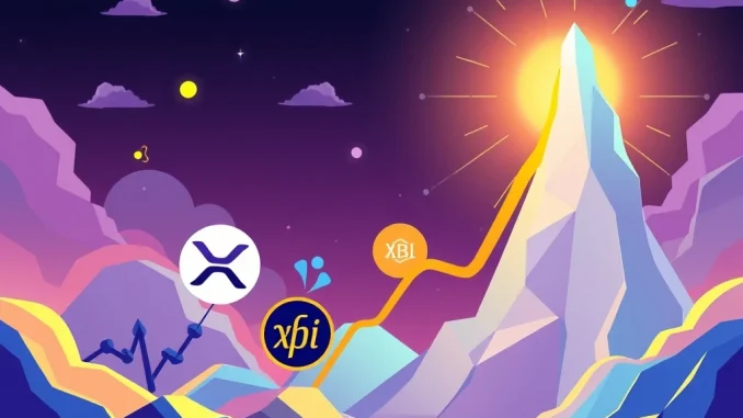Visualizing BlockDAG presale gains and XRP News Today, alongside other top altcoins, fueling crypto investor optimism.