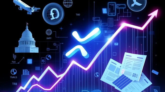 A visual contrast between the turbulent **XRP news today** market and the smooth, innovative **gasless onboarding** offered by the WeWake presale, highlighting new crypto investment opportunities.