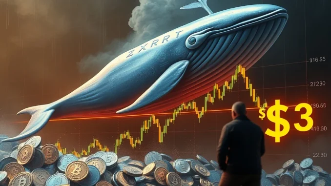 XRP News: Whale Selling and Insider Activity Threaten Critical $3 Support Level XRP price under pressure from whale selling and insider activity
