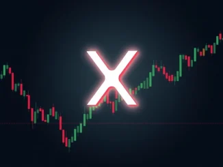 Chart showing XRP price decline with a cup-and-handle pattern, signaling a potential bear market. Investors analyze XRP price trends.