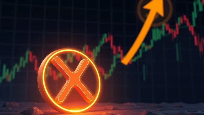 XRP Price showing unwavering resilience against a turbulent crypto market, with Bitcoin dipping.