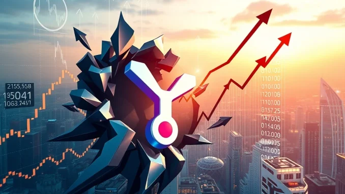 A visual representation of XRP's surging market performance, highlighting the dramatic increase in XRP open interest and price.