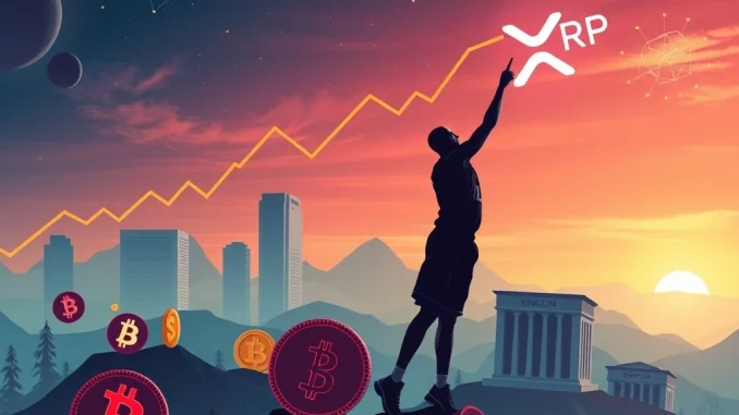 Scottie Pippen's bold XRP price prediction for 2026, illustrating market excitement and potential XRP price growth.