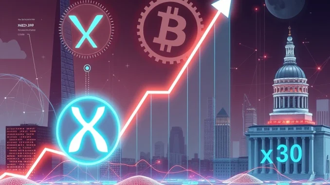 A visual representation of XRP Price Prediction showing an upward trend and the potential for significant growth in the crypto market.