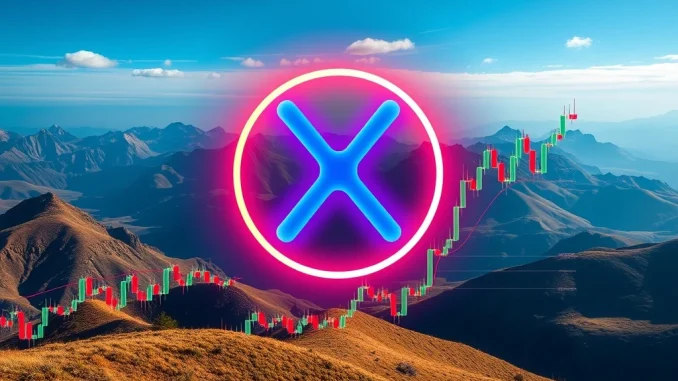 An XRP price chart showing bullish defense of key EMA levels, indicating potential for a significant XRP rally.