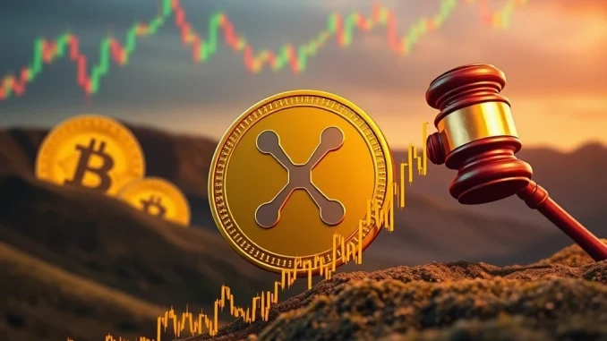 XRP Price: Crucial Rebound Amidst Bitcoin Volatility and SEC Uncertainty A chart showing XRP price rebound, highlighting market resilience against Bitcoin volatility and regulatory pressures.