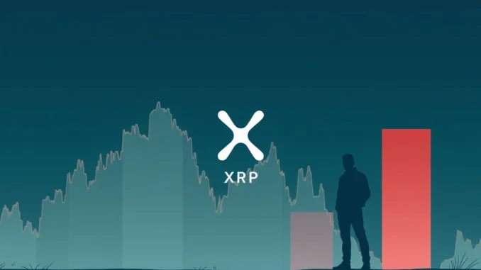 XRP Price Plunge: Ripple Co-Founder's $140M Sale Triggers Alarming 10% Drop in July 2025 A digital chart depicting a sharp XRP price drop, illustrating the impact of a major Ripple co-founder's token sale on the crypto market.
