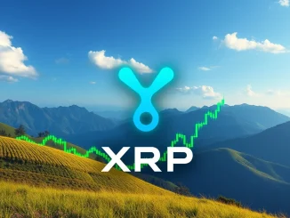XRP price chart showing a significant surge, reflecting market optimism and the impact of potential XRP ETF approvals.
