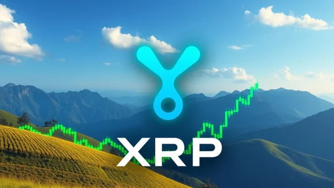 XRP price chart showing a significant surge, reflecting market optimism and the impact of potential XRP ETF approvals.