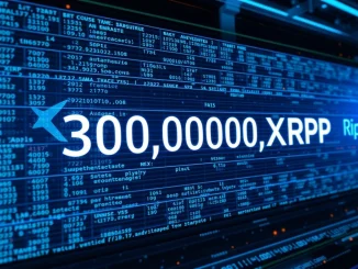 A visual representation of a significant XRP transfer, highlighting the scale of the crypto transaction to Ripple's digital infrastructure.