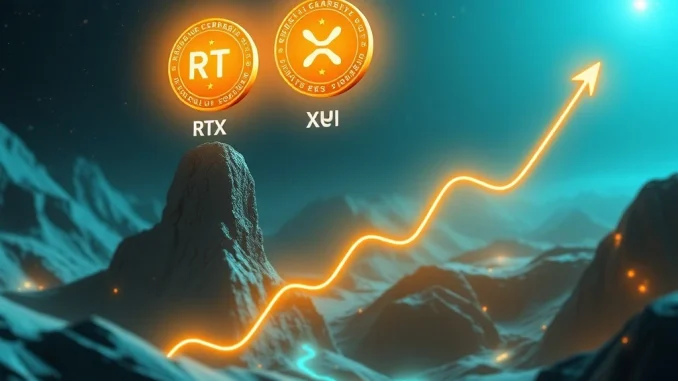 RTX, SUI, and XRP as 2025 altcoin leaders with 50x growth potential