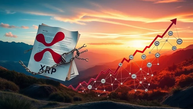 Contrasting XRP News with SUI crypto's ecosystem growth, showing regulatory challenges versus market surge.