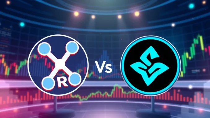 XRP and Solana competing in cryptocurrency futures trading volume and price momentum