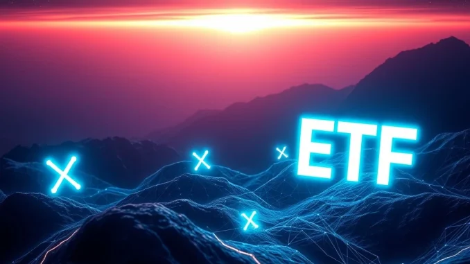 XXRP and crypto ETFs surging in a futuristic digital market