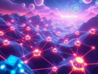 Illustrating the groundbreaking partnership between Youmio and Avalanche, creating the first Layer 1 chain optimized for AI Agents.