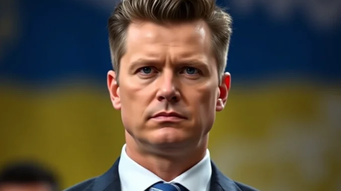 Ukrainian President Zelensky stands firm on not ceding Ukraine territory, symbolizing national resolve amidst conflict.