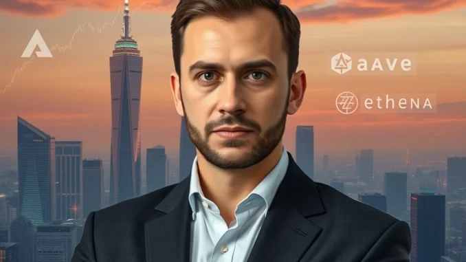 Aave founder Stani Kulechov, a key figure in the crypto space, potentially executing an ENA token sale.