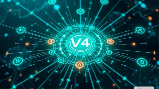 Aave V4's innovative Hub-and-Spoke architecture, demonstrating enhanced decentralized lending capabilities and future-proof risk management.