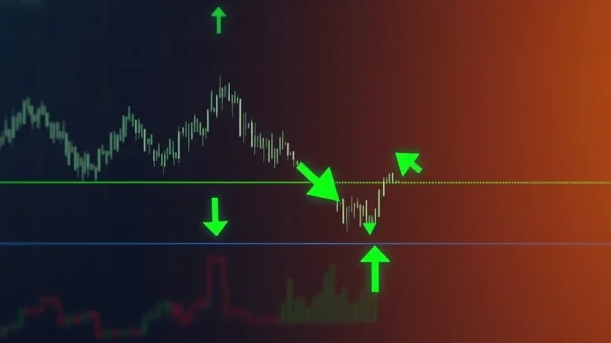 A chart illustrating altcoin oversold conditions, with market indicators pointing to an accumulation zone and potential uptrend.