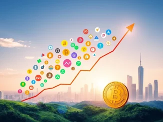 A visual representation of the Altcoin Season Index rising, indicating strong Altcoin Performance in the cryptocurrency market.