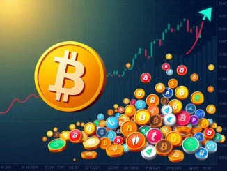 A chart illustrating the decline in BTC dominance, signaling the potential for an exciting altcoin season in the cryptocurrency market.