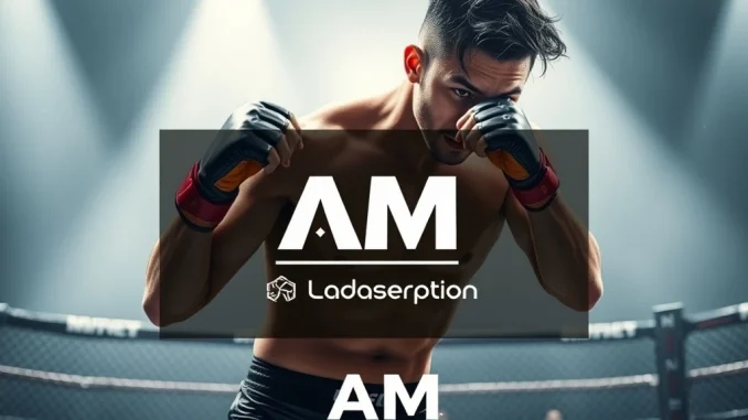 AM Management's strategic sponsorship of UFC fighter Yoo Joo-sang, symbolizing the synergy between AI and athletic excellence and their commitment to digital asset investment.