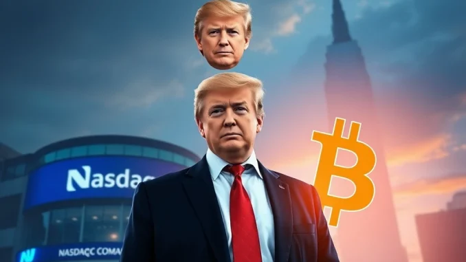 Donald Trump Jr. highlights American Bitcoin's ambitious goal to become the largest BTC holder in the US after its Nasdaq listing, signifying growth.