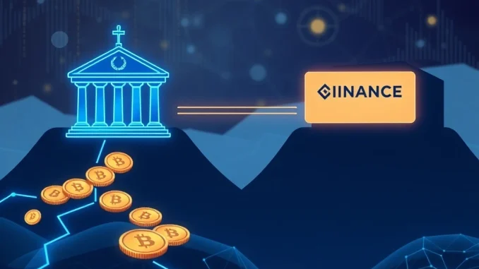 Anchorage Digital's significant ENA token deposit to Binance, illustrating crucial crypto market movements.