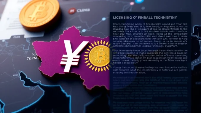 Visualizing the official licensing of AnchorX stablecoin AxCNH by Kazakhstan's AFSA, highlighting regulatory clarity in digital finance.