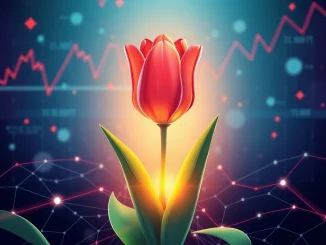 Visualizing the significant $200M funding for Andre Cronje Flying Tulip, an innovative on-chain exchange in DeFi.