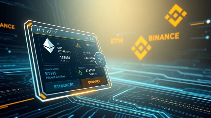 Visualizing a significant Animoca Brands ETH deposit to Binance, highlighting large-scale Ethereum transfer activity.