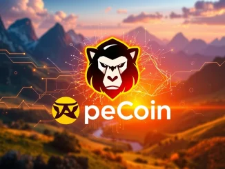 The ApeCoin logo integrating with Solana blockchain symbols, signifying the strategic ApeCoin Solana expansion.