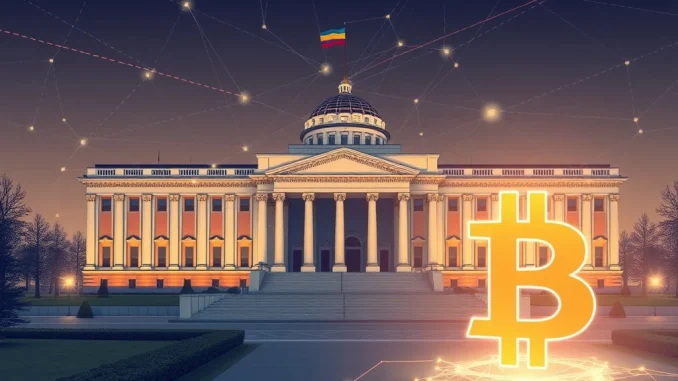 Armenian Prime Minister Nikol Pashinyan discussing national Armenian Bitcoin mining initiatives in a government setting.