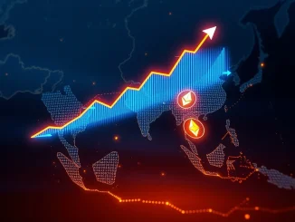Graph showing significant Asia-Pacific crypto trading volume growth, highlighting the region's booming digital asset market.