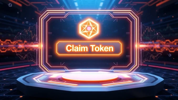 Astar Unlocks Future: ASTER Token Claim Now Live! Digital representation of the Astar ASTER token claim interface, symbolizing user access to new decentralized perpetual futures.
