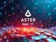 A digital representation of the ASTER token, symbolizing the Astar TGE and its launch into decentralized perpetual futures.