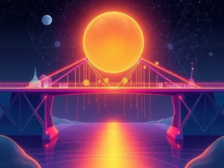 A visual representation of the Base Solana bridge enabling efficient cryptocurrency transfers between the Base and Solana networks.