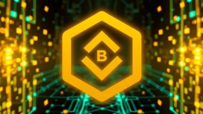 Visual representation of Binance Alpha integrating the BOT token, symbolizing innovation in early-stage on-chain trading.