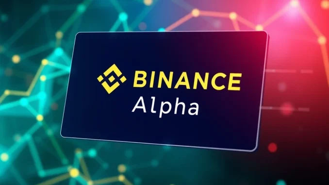 Binance Alpha platform screen displaying STBL coin trading interface, symbolizing new on-chain trading opportunities for early-stage crypto investors.