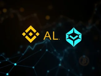 Binance Alpha logo blending with EDEN platform symbols, representing the launch of new early-stage on-chain trading features.