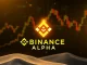 Binance Alpha logo and JOJO crypto token representing a new early-stage crypto listing on the on-chain trading platform.