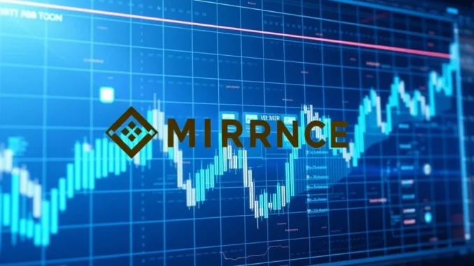 Binance Alpha platform interface showcasing the Black Mirror (MIRROR) token listing, symbolizing new opportunities for early-stage coins.