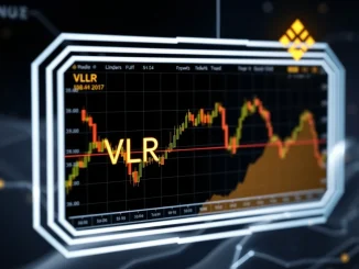 Binance Alpha logo with VLR crypto symbol, representing an upcoming early stage crypto projects listing on the platform.