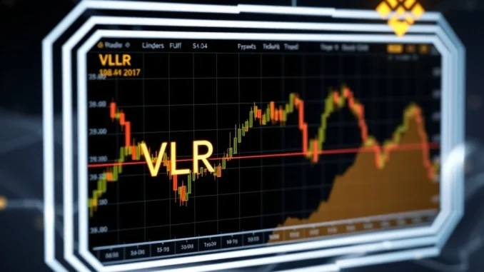 Binance Alpha logo with VLR crypto symbol, representing an upcoming early stage crypto projects listing on the platform.