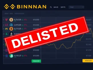 A visual representation of Binance delisting notices for various margin trading pairs, highlighting the importance of risk management for crypto traders.