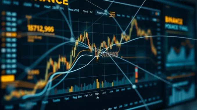 A professional interface demonstrating Binance institutional crypto trading, highlighting a secure white-label solution for financial institutions.