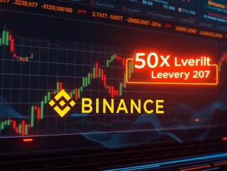 Visualizing the launch of Binance perpetual futures for 2Z/USDT, highlighting 50x leverage trading opportunities.