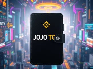 Illustration of Binance Wallet initiating the JOJO Token Generation Event, symbolizing a new crypto launch.