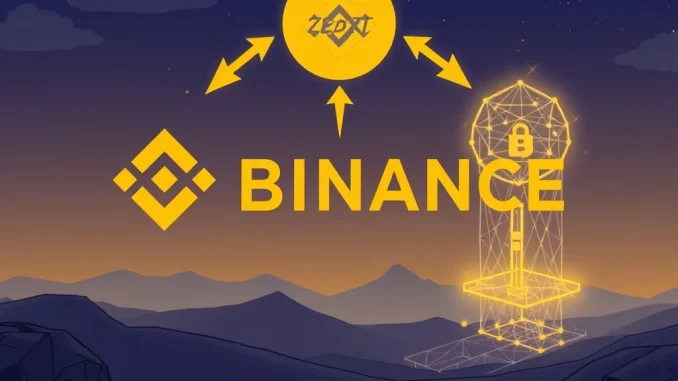Binance Wallet logo with ZBT token symbol, illustrating the upcoming Zerobase pre-TGE event and its significance in the crypto ecosystem.