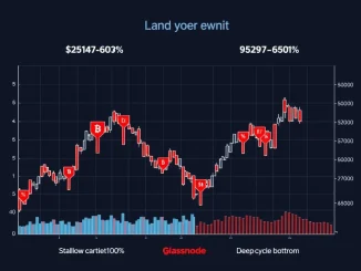 Chart comparing Bitcoin cycle bottom indicators, showing current shallow loss vs. previous deep market corrections, based on Glassnode data.